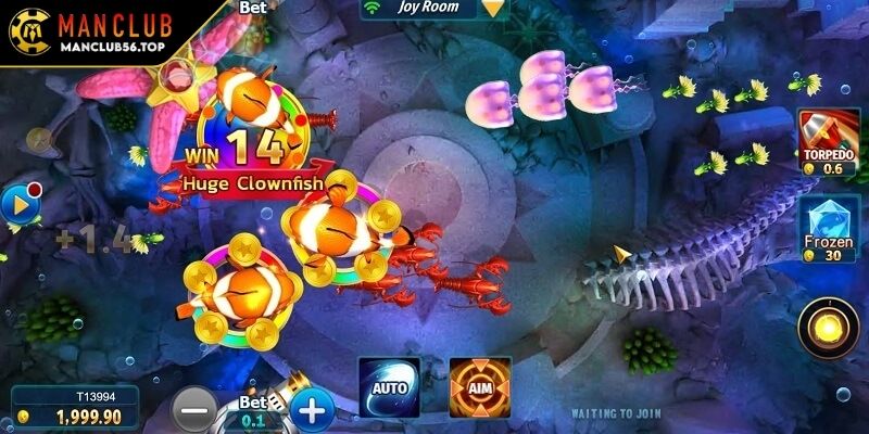 Đồ họa bắn cá vui game Việt đỉnh cao