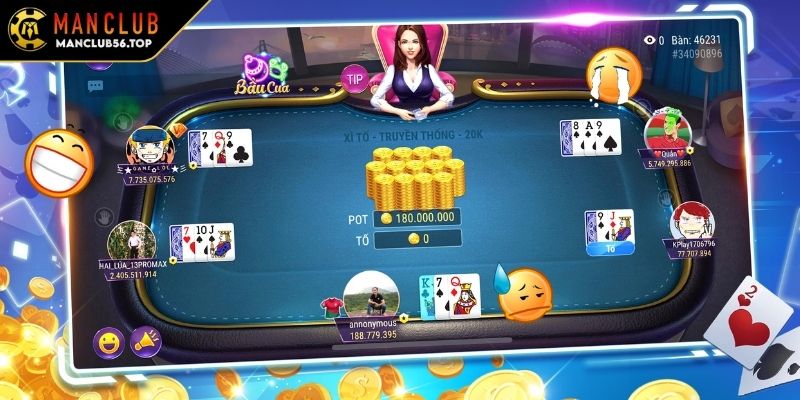 Đôi nét về game bài xí xập MANCLUB