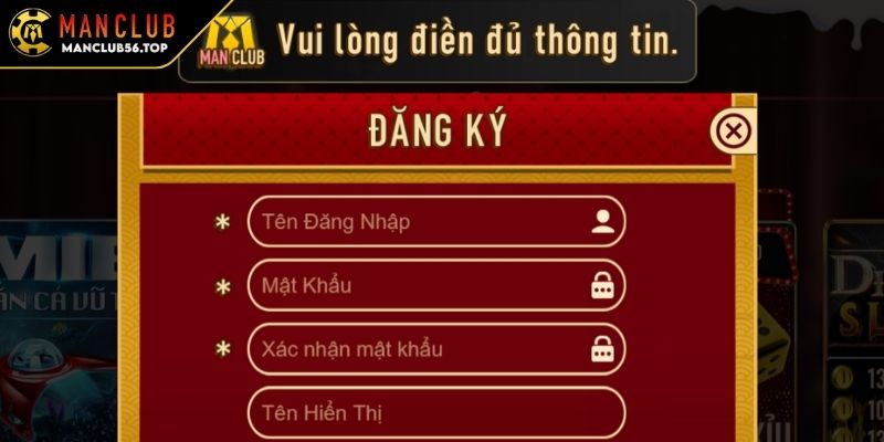 Một số lưu ý quan trọng khi đăng ký MANCLUB