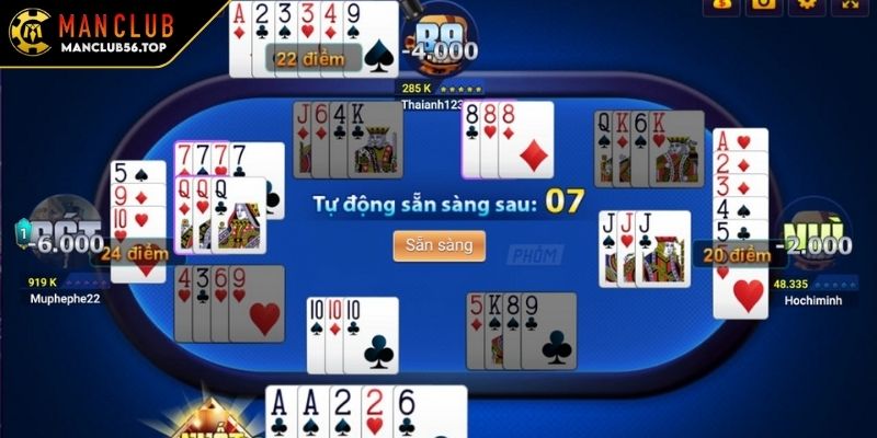 Top game đánh bài online được yêu thích nhất